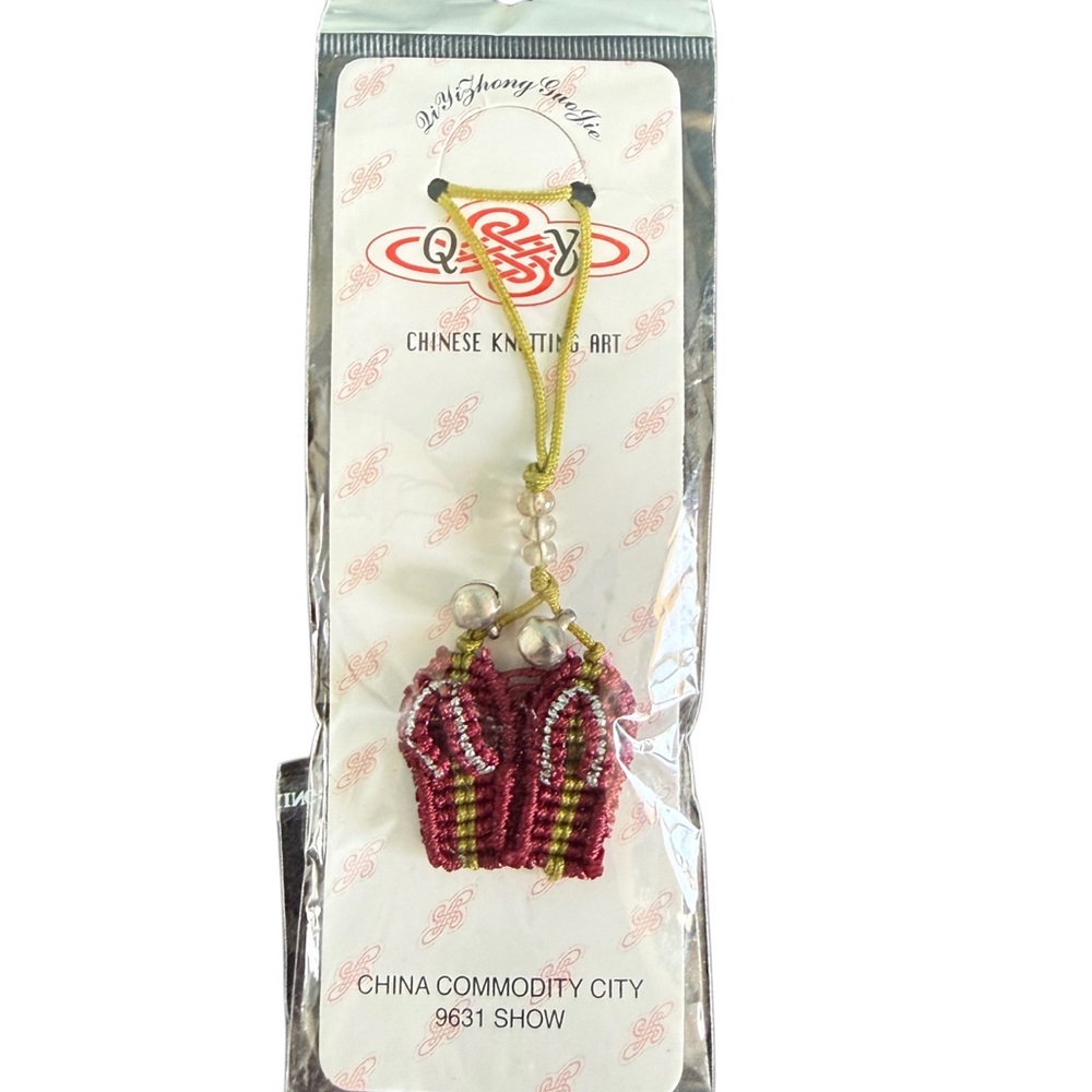 Chinese Knot Sandal Hanging Charm